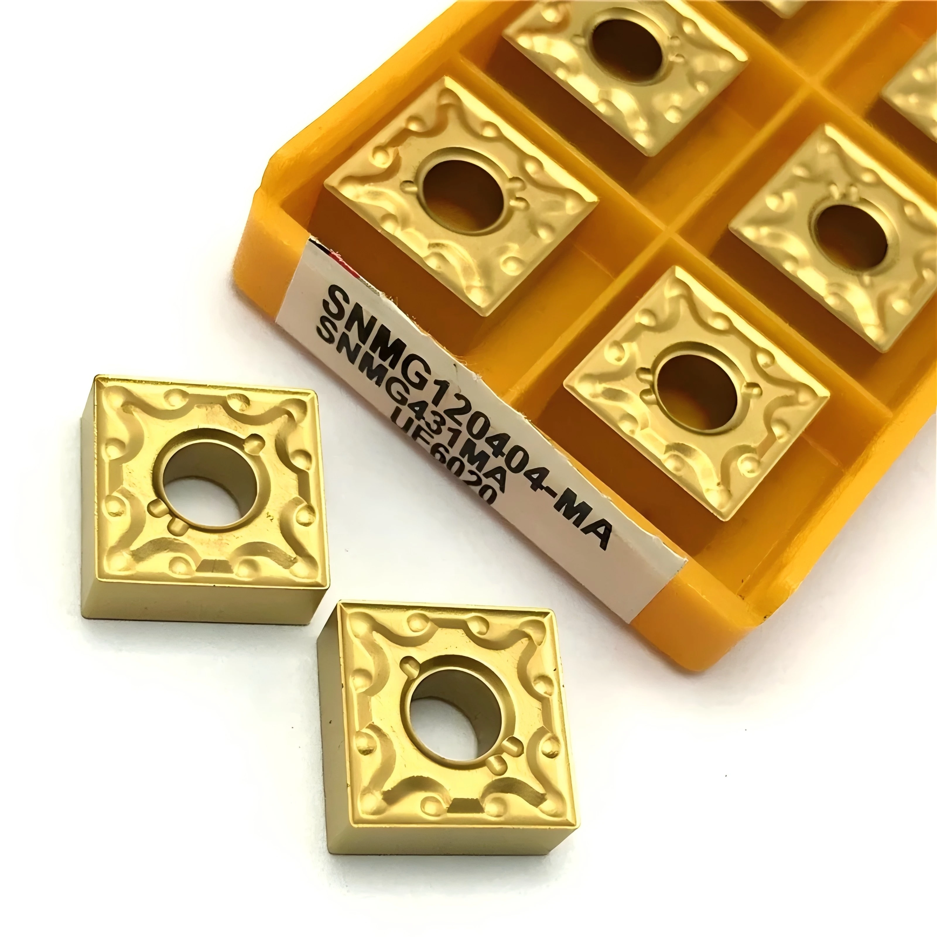 CNC-Planer-Schlitzfräseinsätze SNMG120404-MA SNMG120408-MA für Edelstahl, Vierkantmesser, Drehmaschine, dicke Vierkanteinsätze – Detail 2