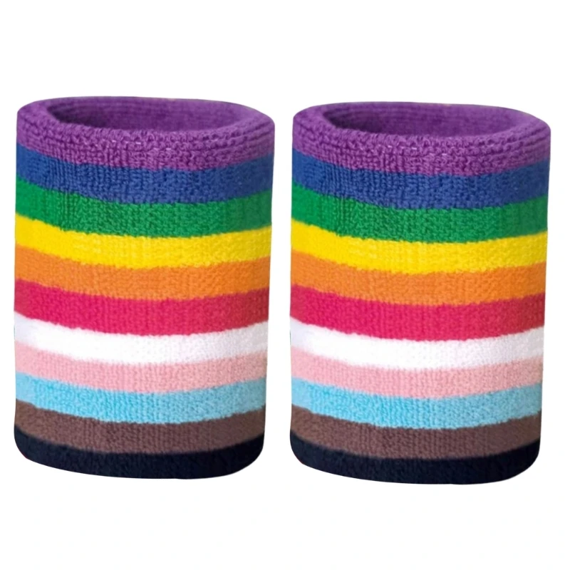 31BE 1Pc/1 Pair Sports Wrist Protectors Bright Color Design with Elastic Support