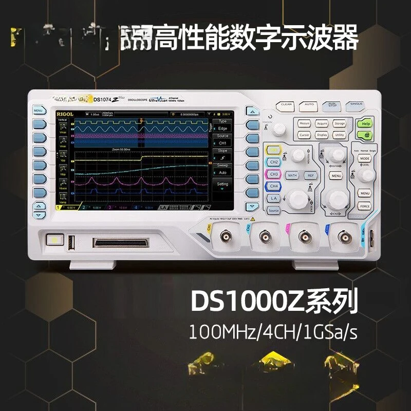 DS1054Z Oscilloscope DS1074Z Plus Four Channel Desktop Digital Oscilloscope with Logic Interface