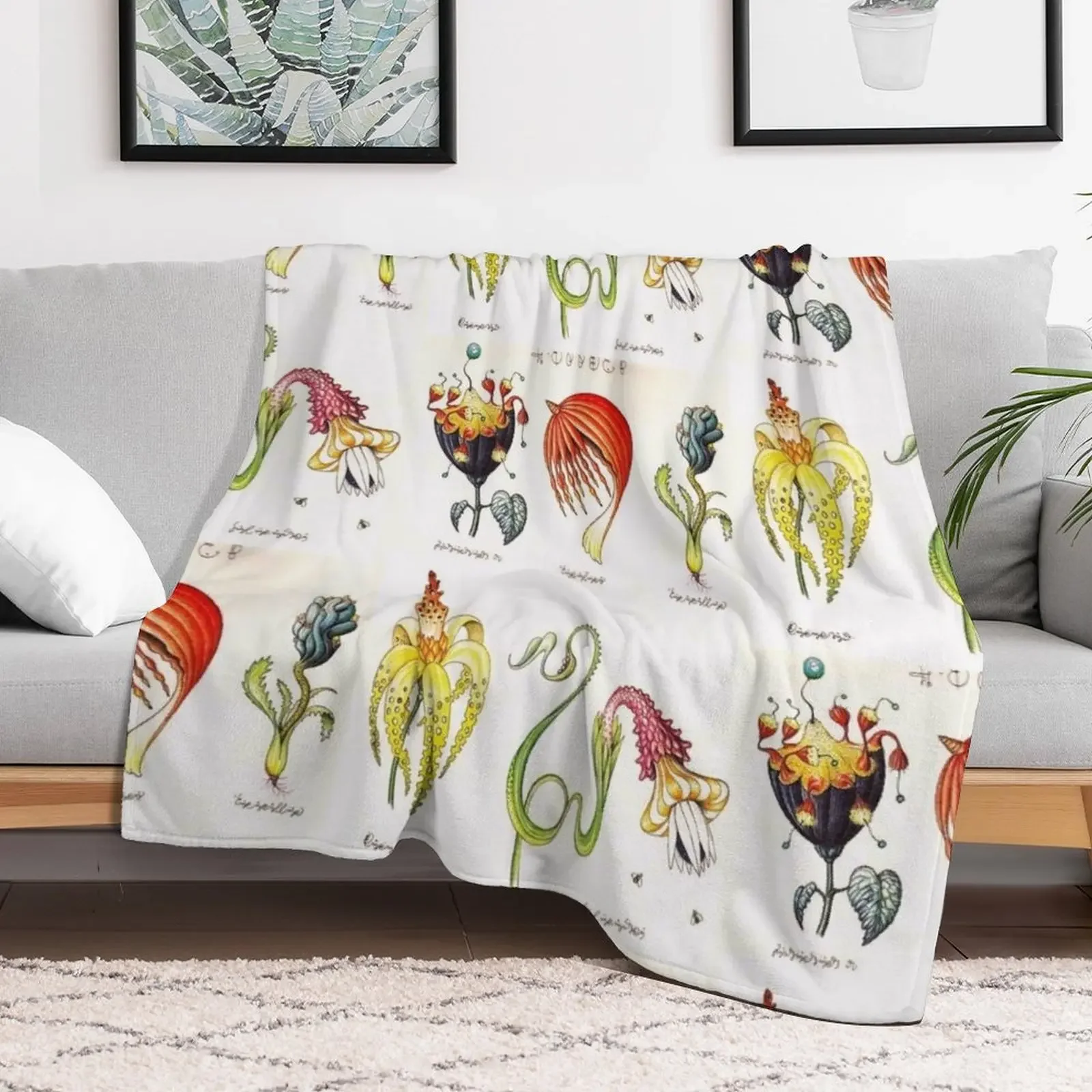 Codex Seraphinianus Throw Blanket sofa bed for winter Blankets