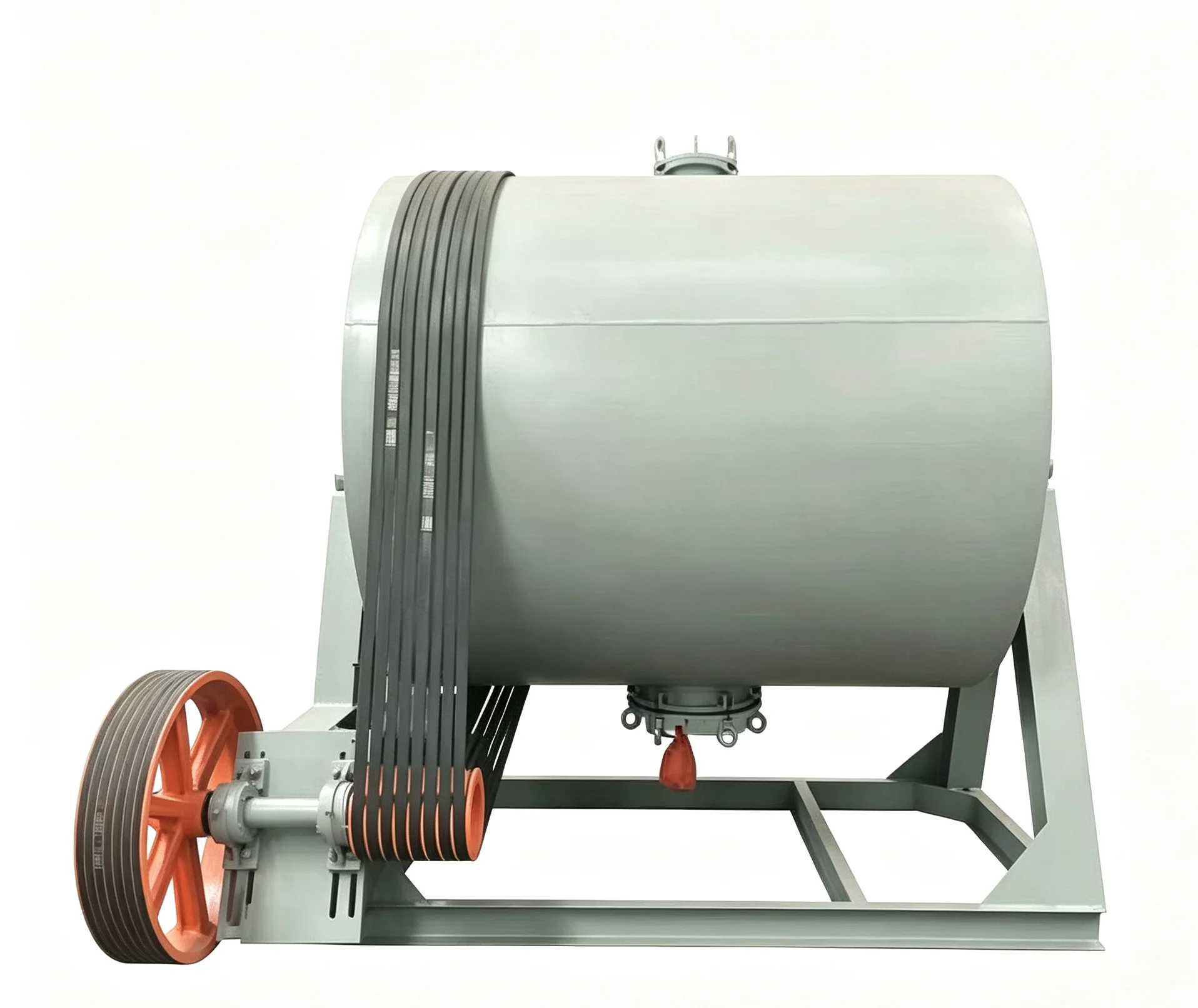 Belt Drive Ball Mill Grinding Machine  600*700mm AC Motor 0.01-0.05t/h Capacity Lithium Ore Powder Sample Prepration