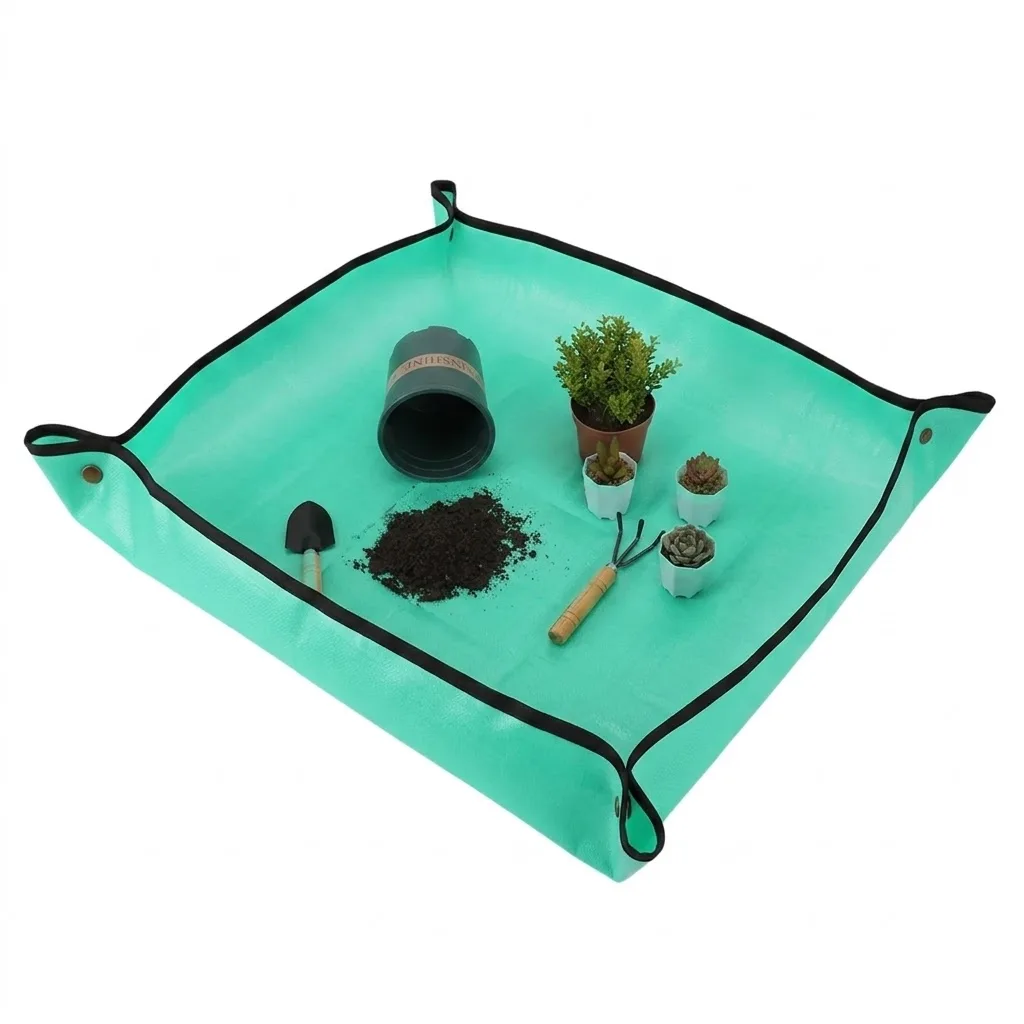 Plant Repotting Mat Waterproof Transplanting Mat Indoor Succulent Potting Mat Portable Gardening Soil Changing Tool For Home