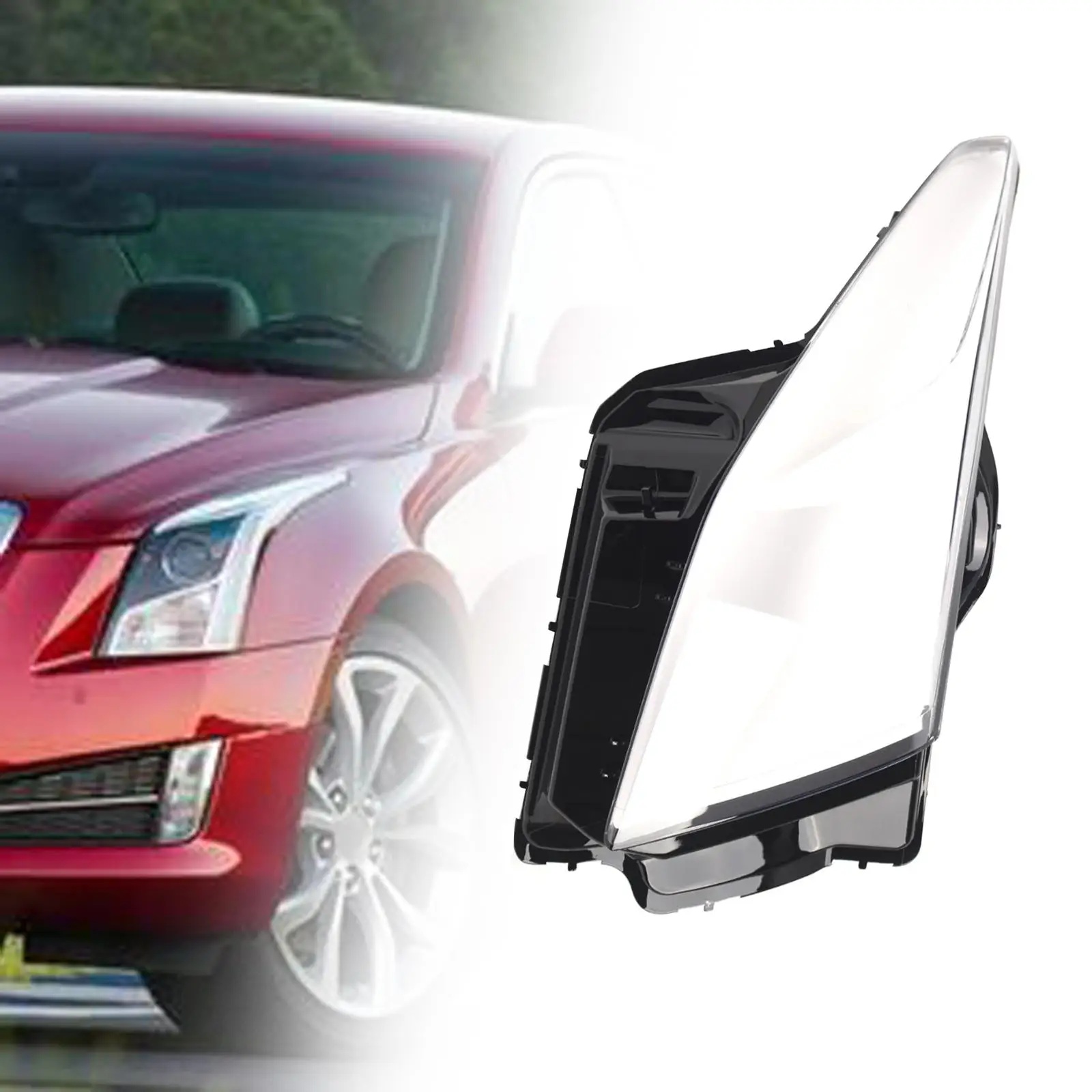 

Headlight Lens Cover 23236365 Repair Part Car Easy Installation Exterior