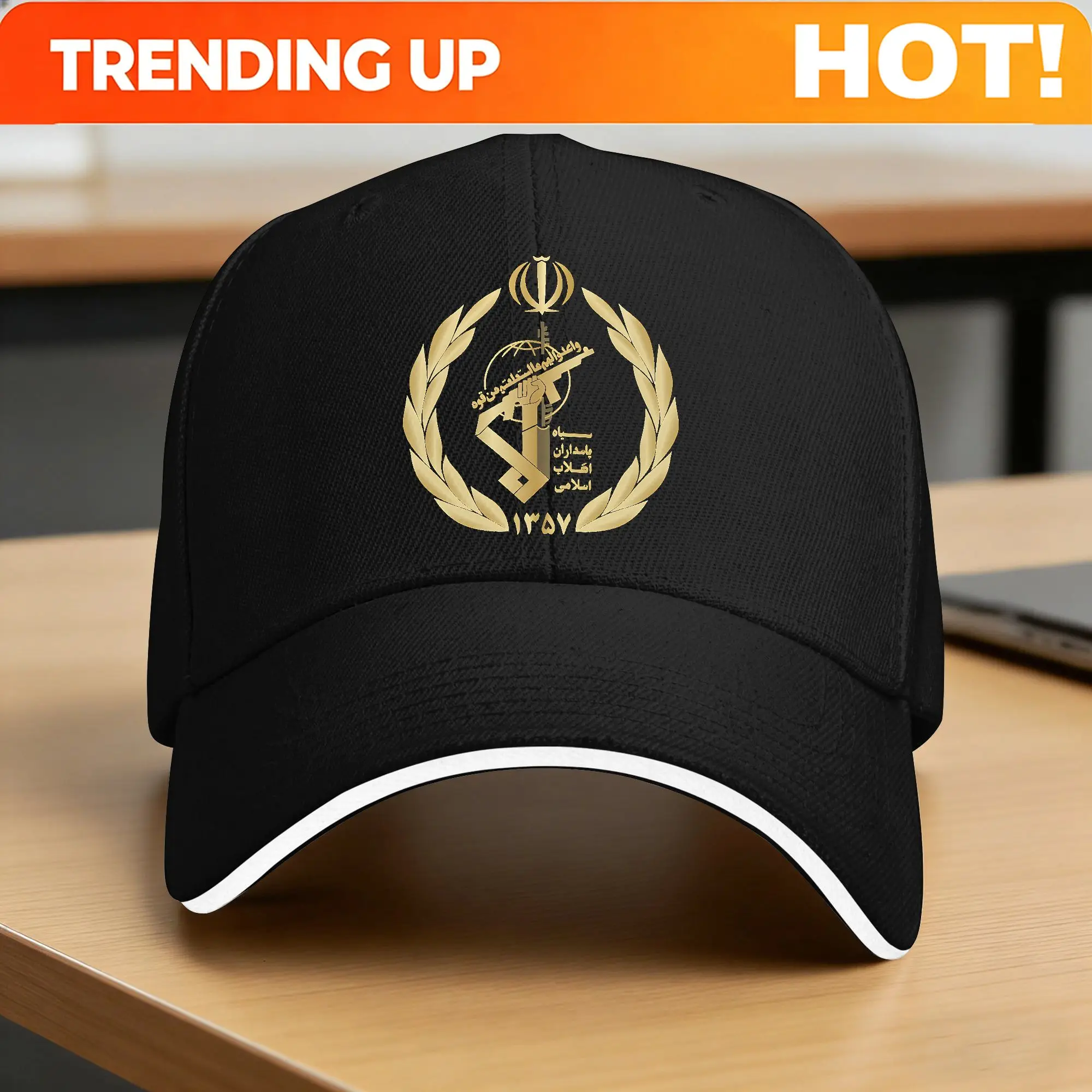 Iran IRGC Baseballkappe Design Print Hip Hop Hüte Sommer Männer Frauen Outdoor Sport Baseballkappen