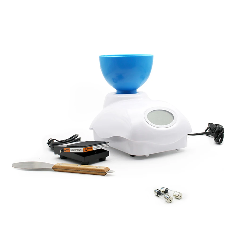 

Lab Instrument Alginate Impression Material Mixer Gypsum Vacuum Mixer Foot Control with Digital Display