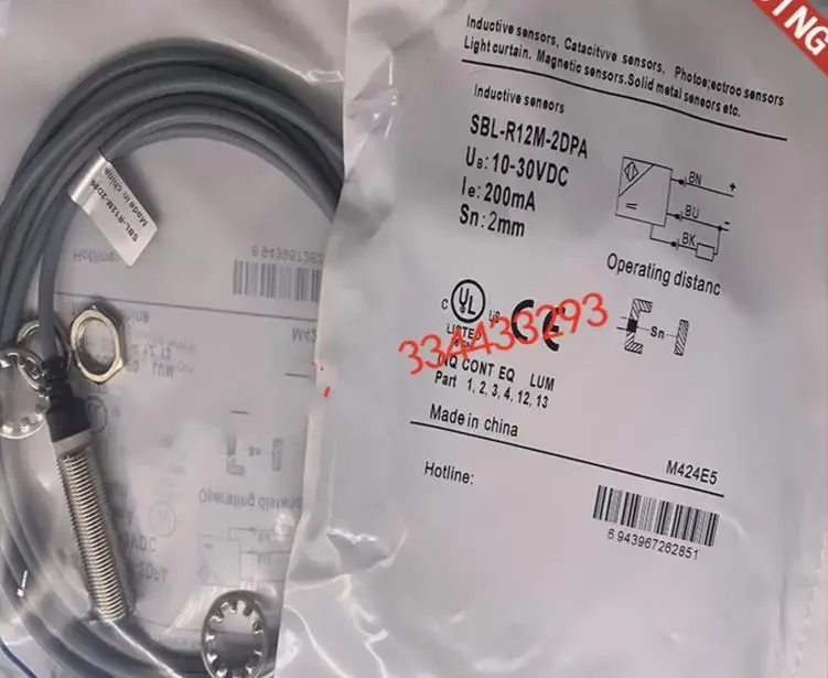 2pcsNew High Quality proximity switch induction switch  SBL-R12-5DNA SBL-R12M-2DP