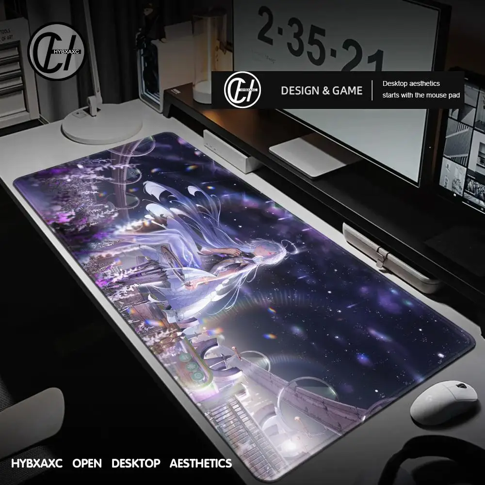 

Cool Mornye Wuthering Waves Desk Mat With Lock Edge XXL Non-slip Gaming High-end Keyboard Mat Student Writing Mat Mouse Pad