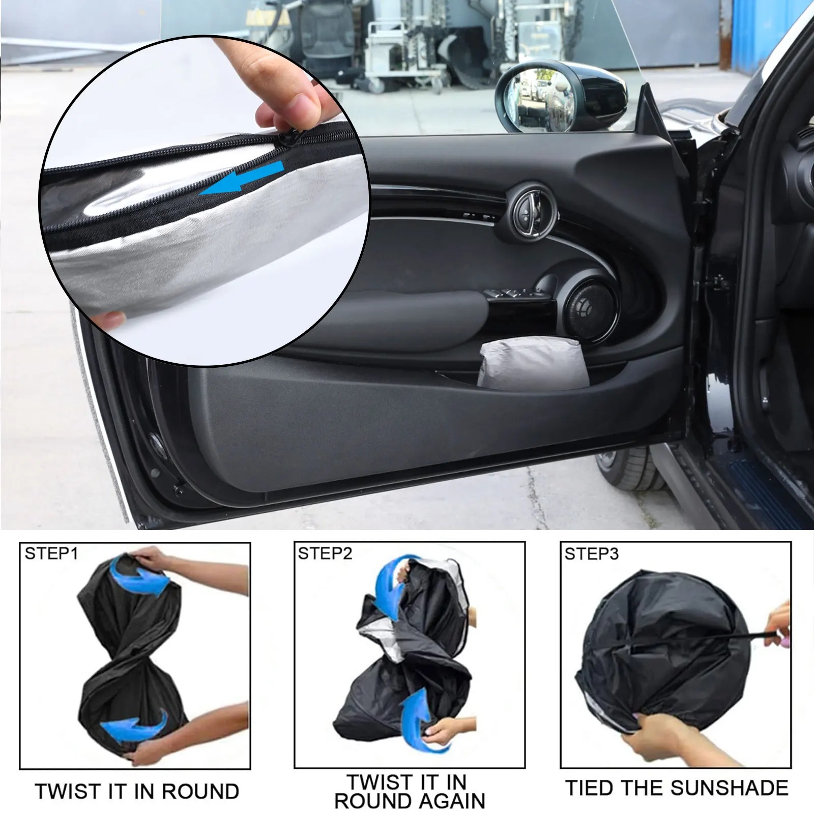 For BMW MINI Cooper F54 F55 F56 F57 F60 R56 Clubman Conutryman Countryman Nano-Insulat Windshield Sunshade Front Window Visor