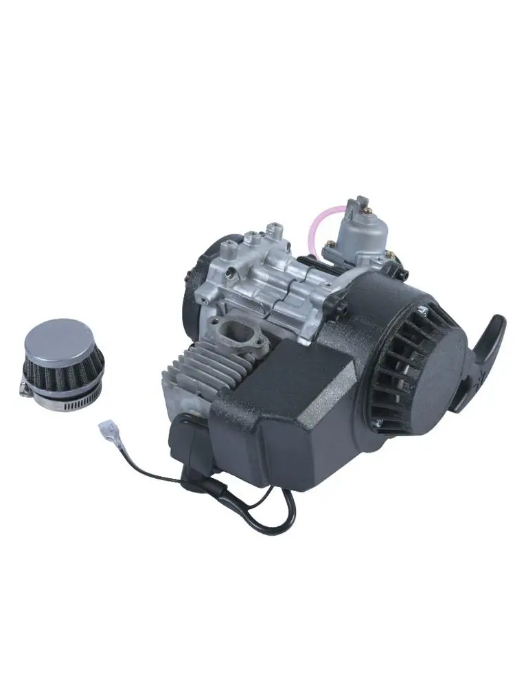 AliExpress 49cc Double Stroke Easy Pull Start Gas Engine 25H Sprocket Gear Box Air Filter For Mini Pocket Pit Quad Dirt Bike 4 Wheel ATV