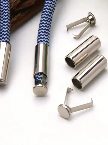 10pcs Heavy Duty Cord Locks Adjustable Metal Clips Secure Fastening for Shoelaces Bags Hoodies DIY Crafts Organizing Cables