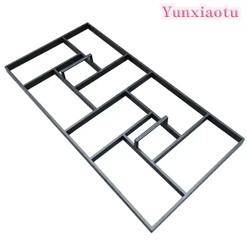 corridor cement floor stamped mold concrete anti-slip pavement construction steel material for garden squares courtyards
