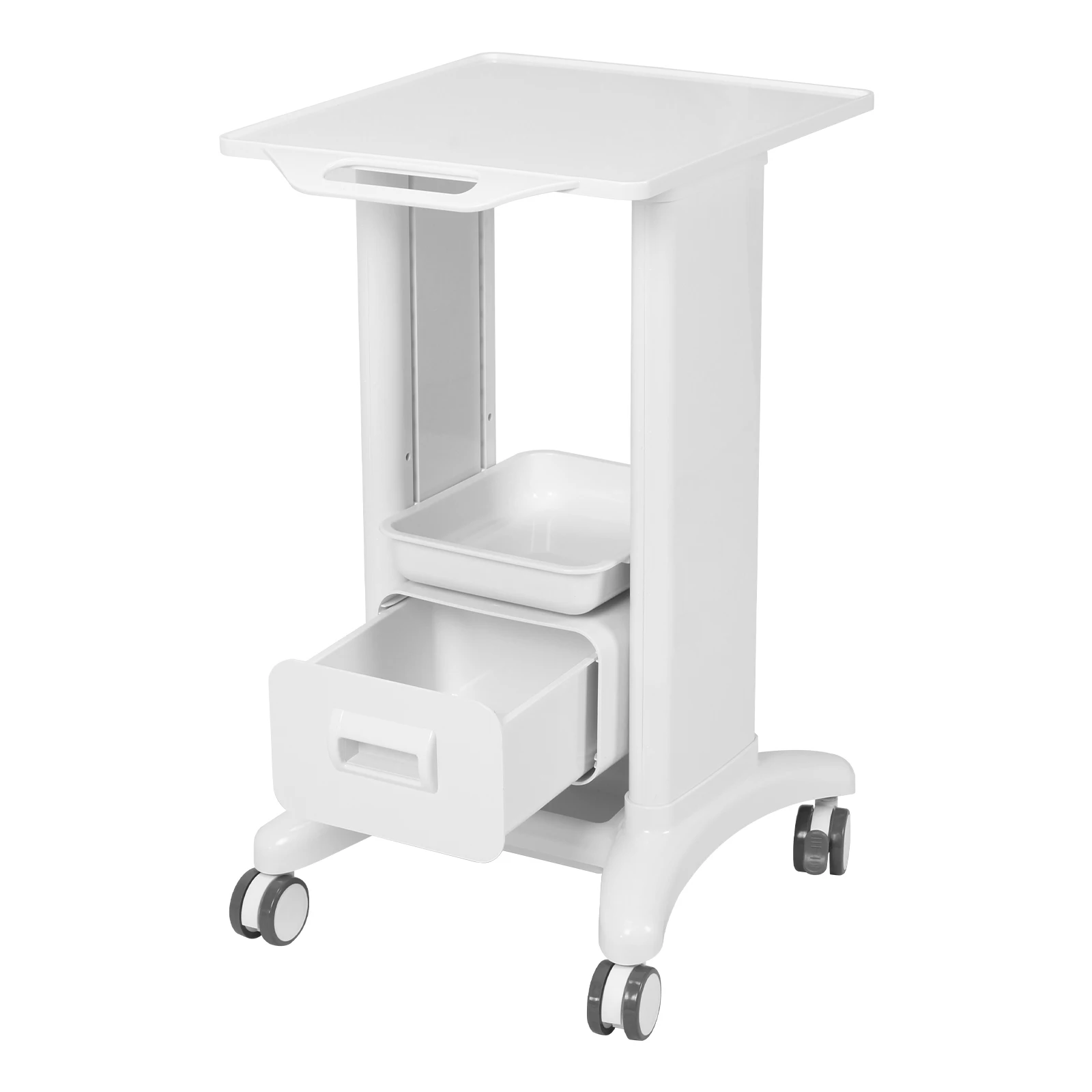 

Мобильная тележка-органайзер на колесах с выдвижными ящиками, противоскользящая, для лабораторий, больниц, стоматологических клиник, грузоподъемность до 60 кг