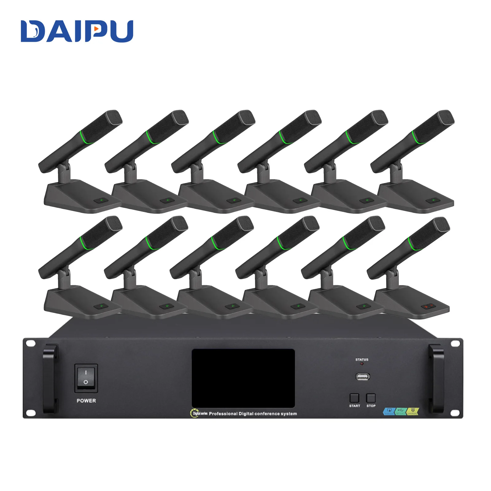 

DAIPU Hand-In-Hand System Professional Wired Hand-In-Hand Engineering Conference Microphone Camera Conference Microphone