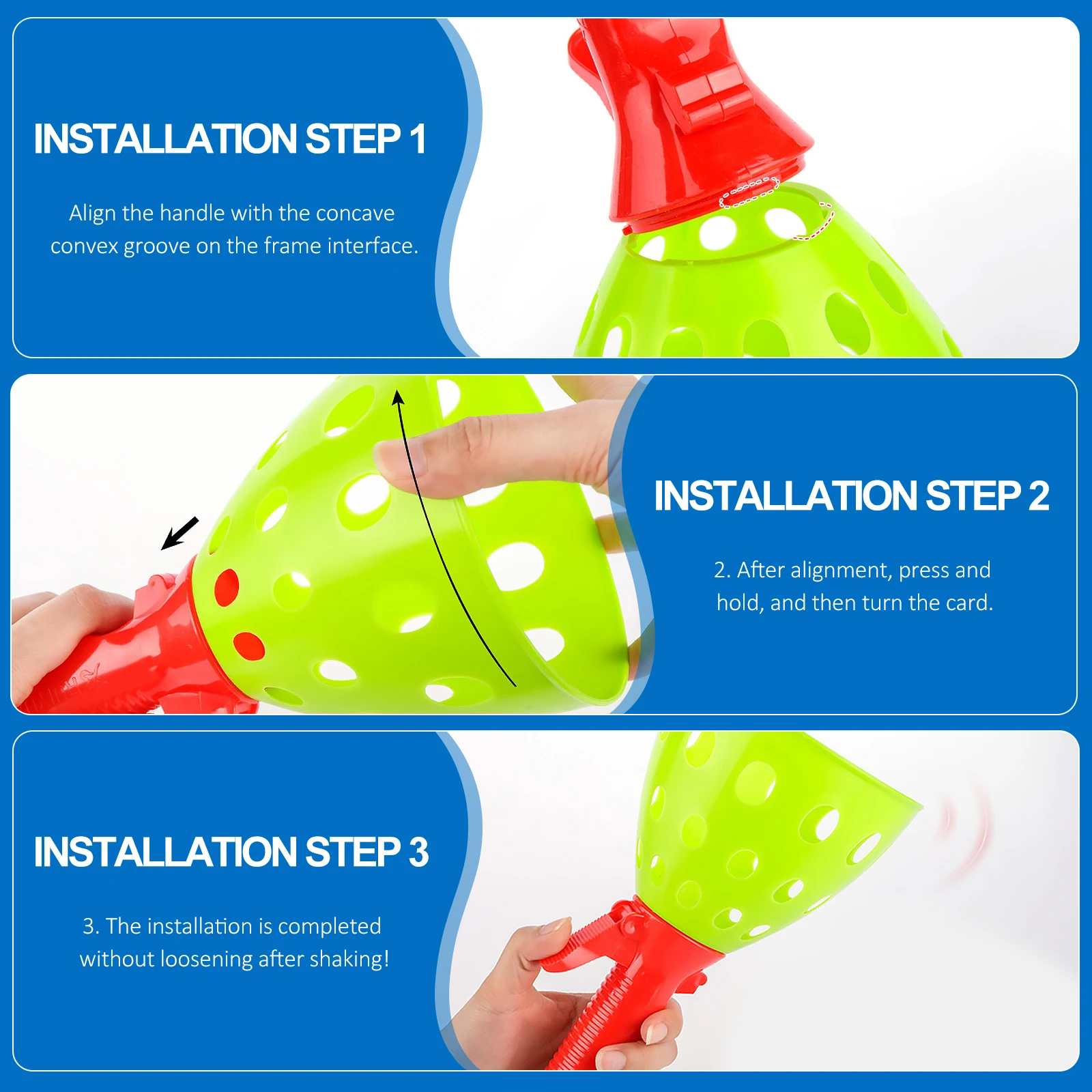 

Toss Ball Set Children Chuck Ball Toy Game Props Active Play Pool Party Supplies