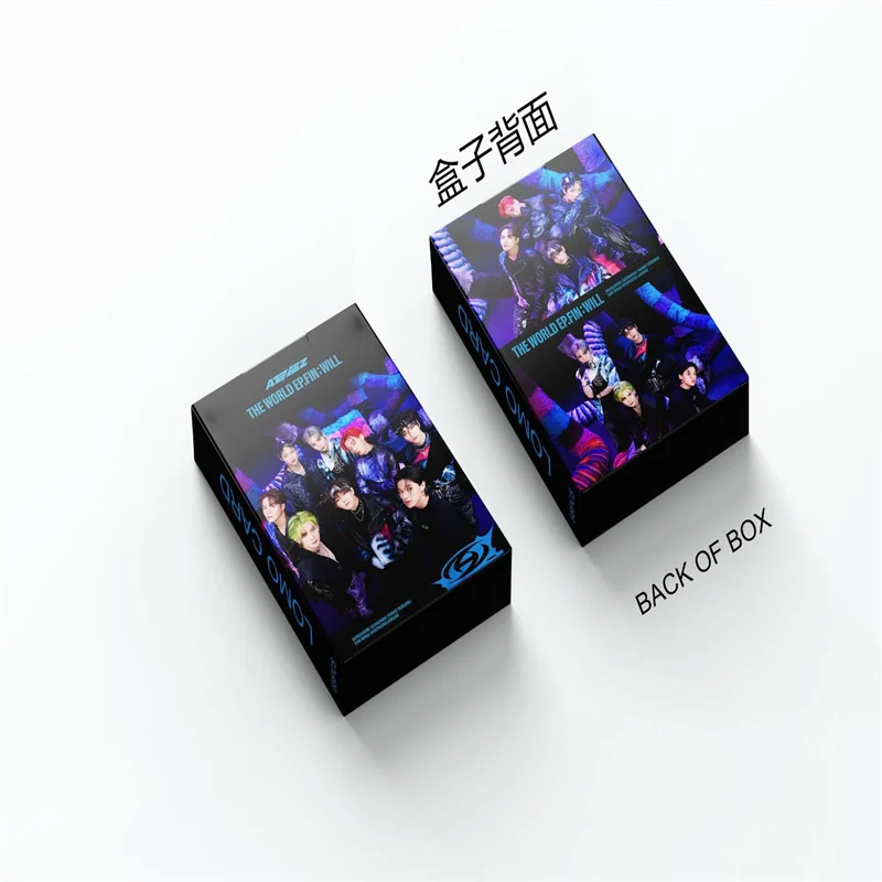 Imagem -05 - Kpop Álbum Ateez Laser Card Holográfico Photo Card Lomo Card Seonghwa Yunho Coleção Girl Gift Cartão Bonito da Foto Novo 50 Pcs