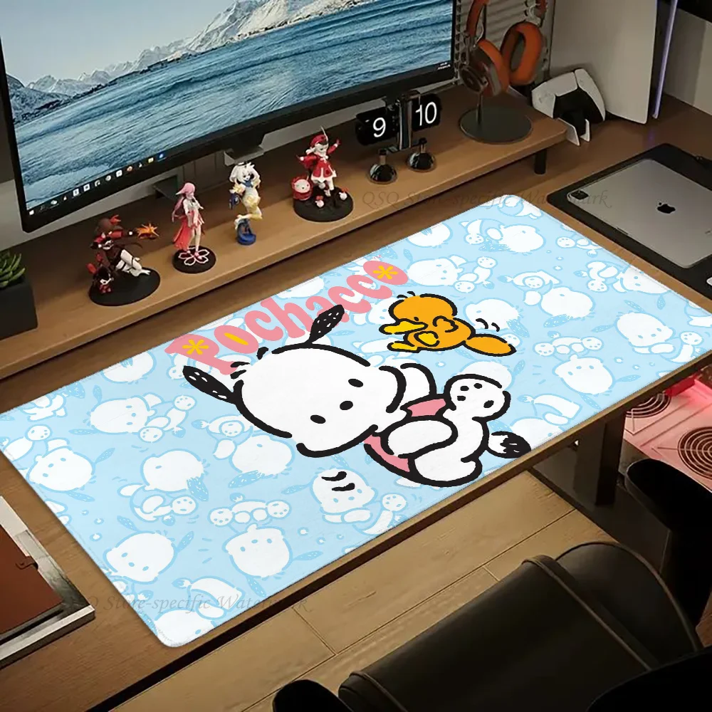 Kawaii Pochacco Cartoon Anime-S Mousepad Mouse Mat Desk Mat With Pad Gaming Accessories Prime Gaming XXL Keyboard Pad Padding