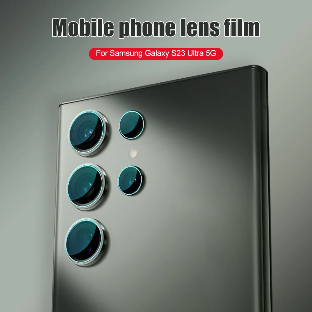 9D Camera Protector for Samsung Galaxy S23 Ultra S22 s21 S20 Plus Ultra s21 fe S 22 Plus S23+ 5G Soft Glass Tempered Lens Film