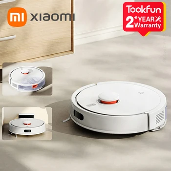 XIAOMI MIJIA Robotstofzuigers Mop 3C Plus Enhanced Edition Pro C103 5000PA Zuig Vegen Wasmop APP Smart Gepland