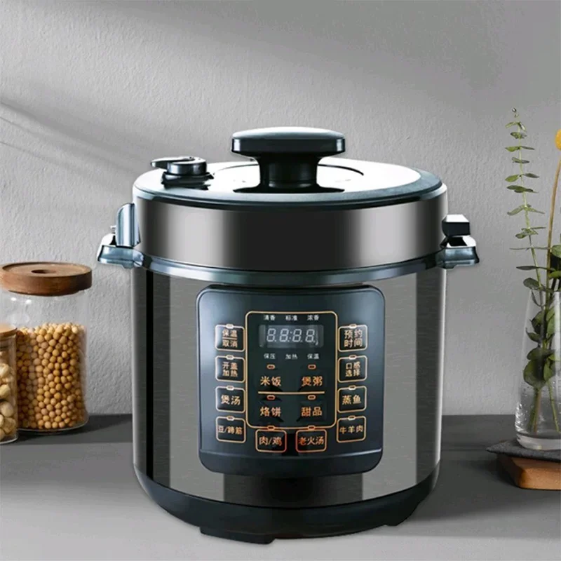 5L/6L Electric Pressure Cooker 1000W Home Multi-Function Cooker Pressure Cooking Slow Cooking/Sautéing/Steaming