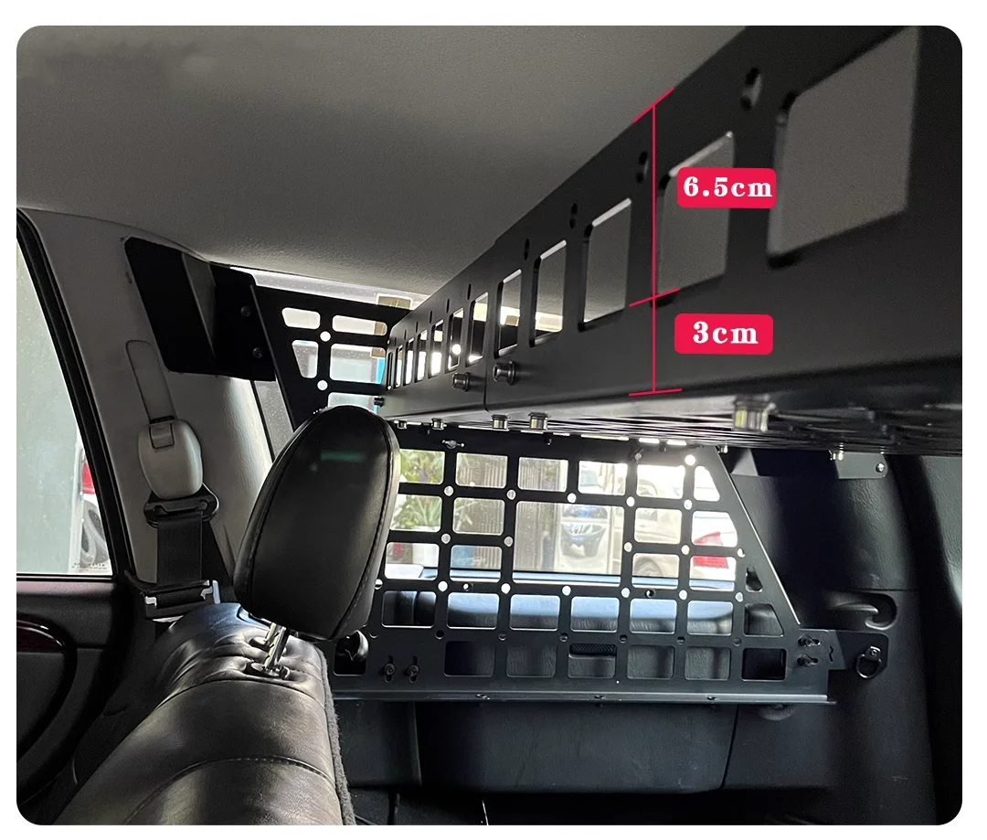 Rear Trunk Shelf CGZ Molle Panel Cargo Organizers Racks For Jeep Grand Cherokee WJ WG 1999 2000 2001 2002 2003 2004 - Image 5