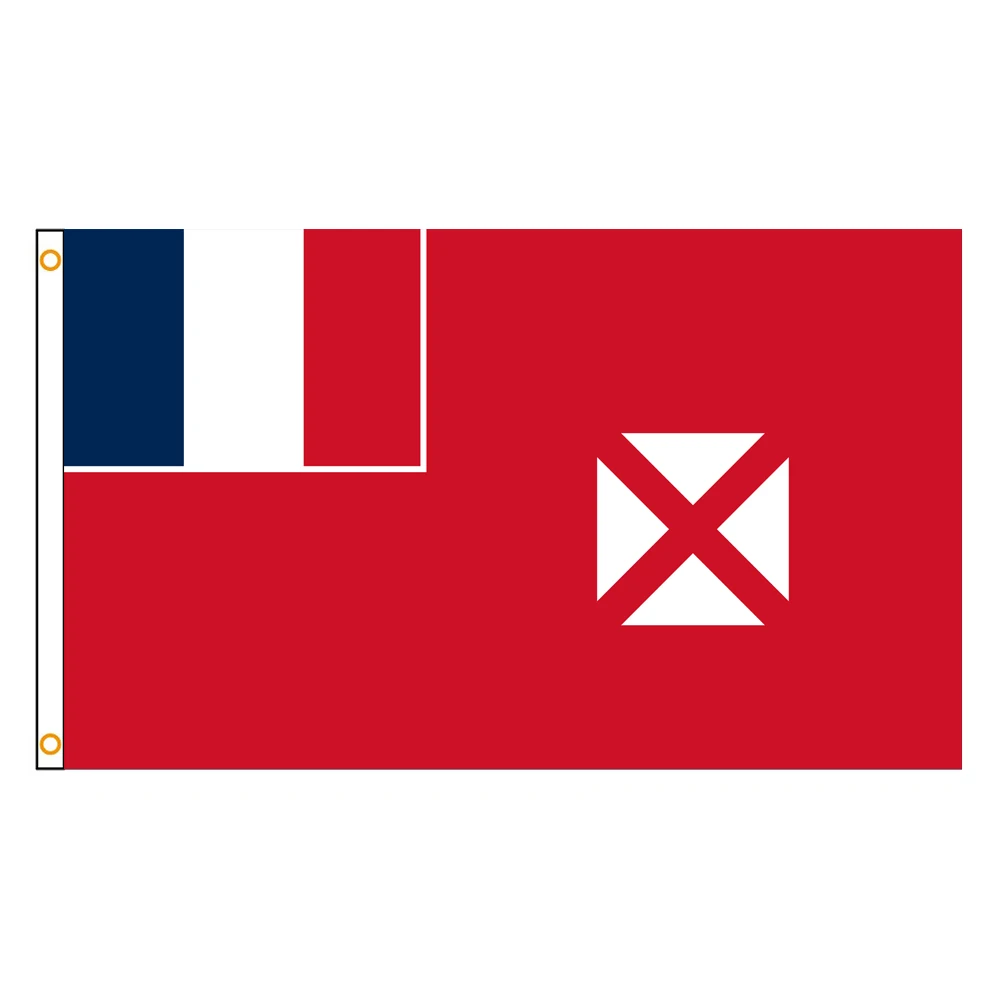 60×90 90x150 120×180CM Wallis and Futuna Flag Polyester Printed Banner France Tapestry For Decor