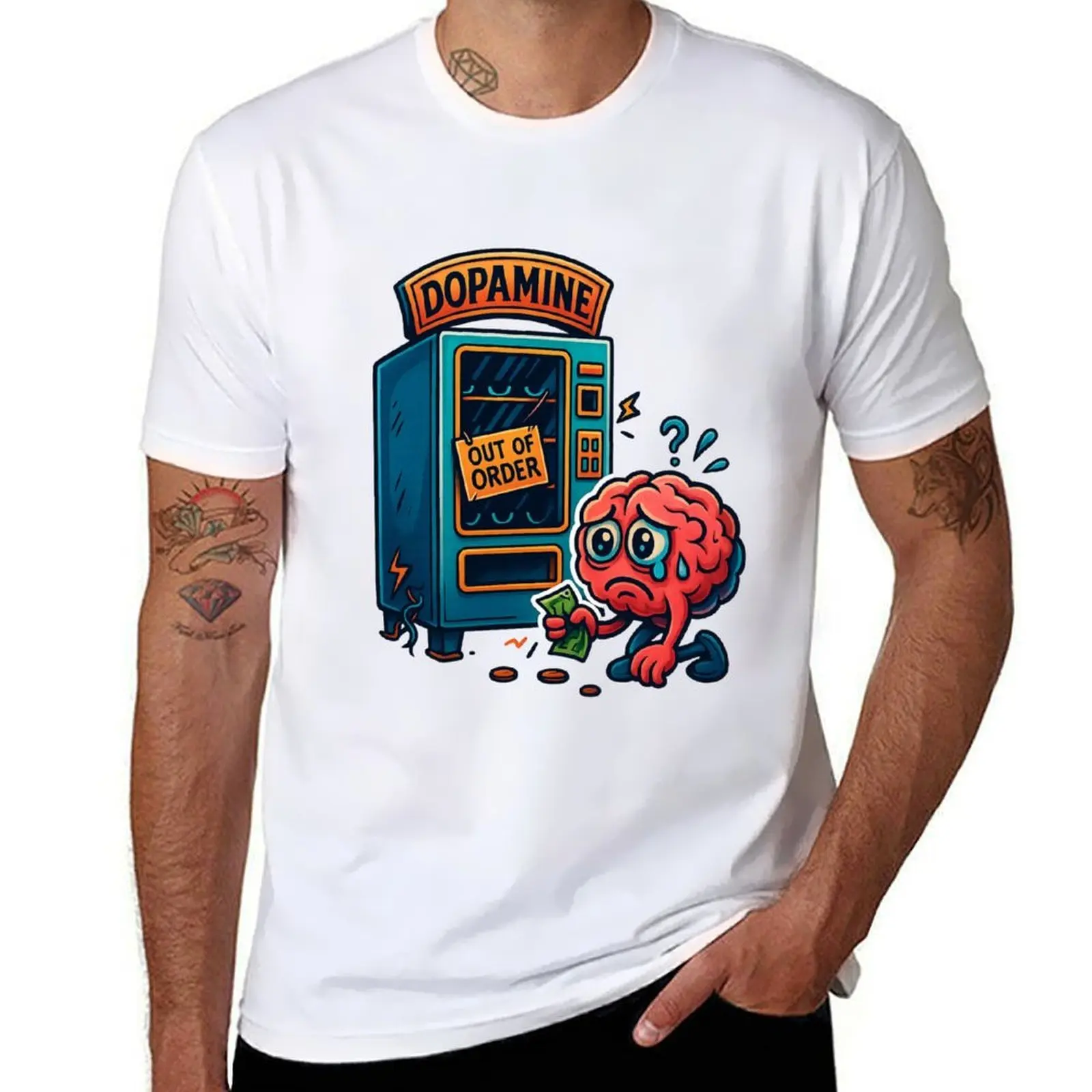 

We are out of dopamine T-Shirt t shirt for man 100 percent cotton t shirt custom print T-Shirt