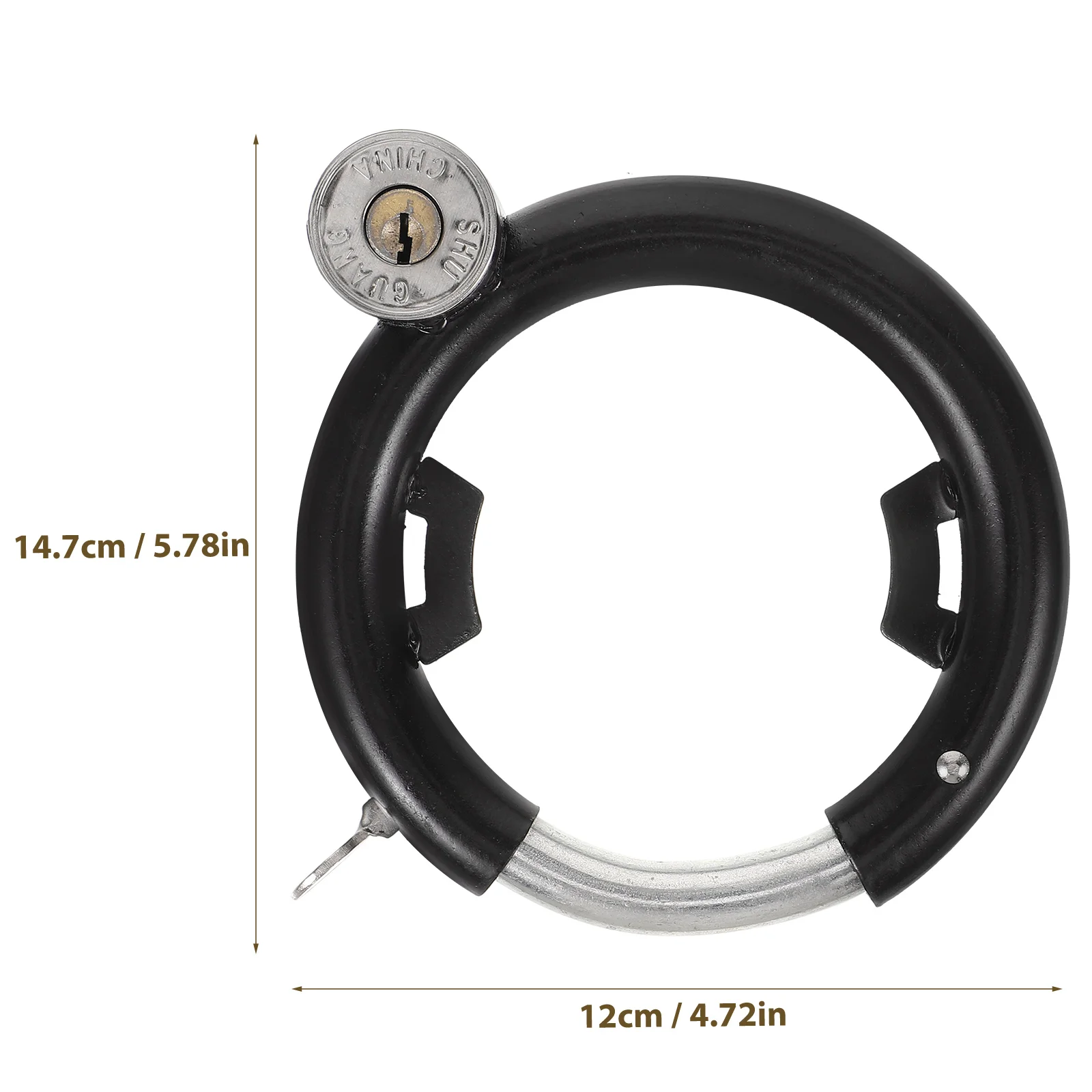 Candado redondo antirrobo para bicicleta, candado audaz para bicicleta de montaña, candado para patinete eléctrico, candado de acero para bicicleta, equipo seguro de seguridad para bicicleta