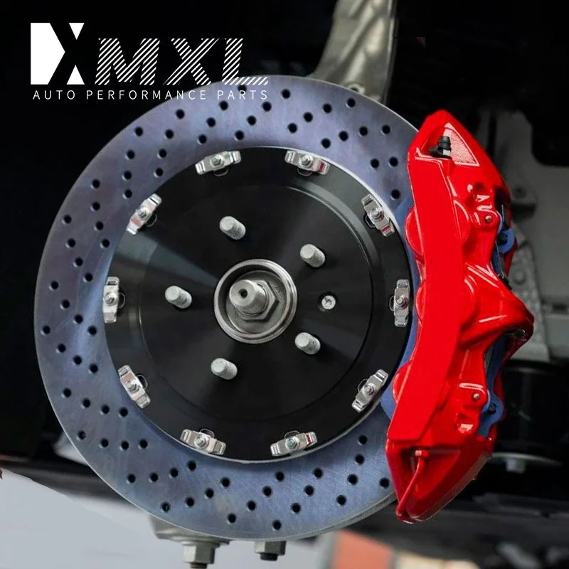 

Автомодифицированные детали, большой 6-горшечный передний дисковый тормозной суппорт, комплект для Toyota Innova Hiace Land Cruiser Prado Hyundai Mazda