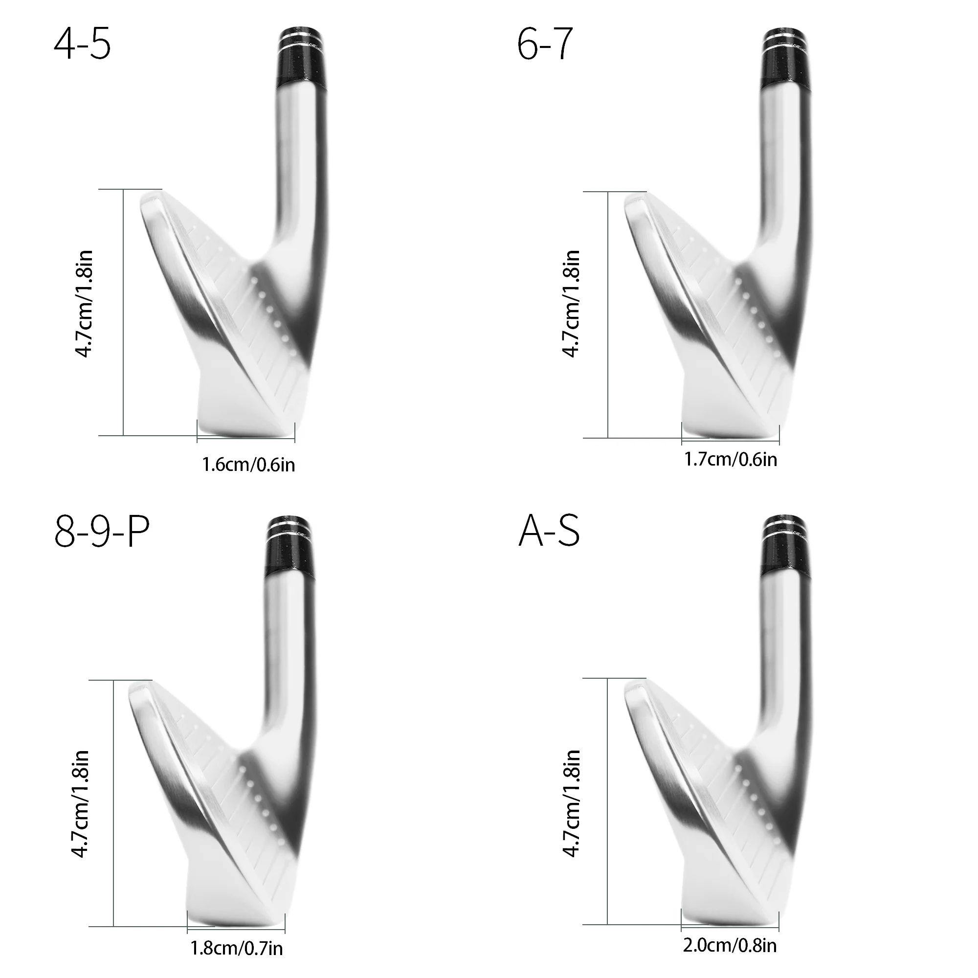 مصنع بيع بالجملة مخصص OEM الرجال النساء العالمي الصلب رمح CNC مزورة مجموعات كاملة اليد اليمنى مكاوي رؤساء نوادي الغولف #2