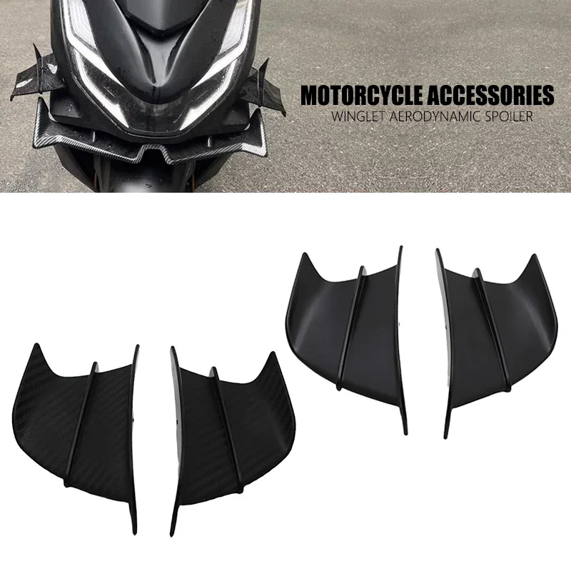 Para HONDA CBR650R alerón de motocicleta CBR650F CBR500R CBR1000RR para Yamaha BWS RS JOG JOE GP Winglet Kit de alas aerodinámic