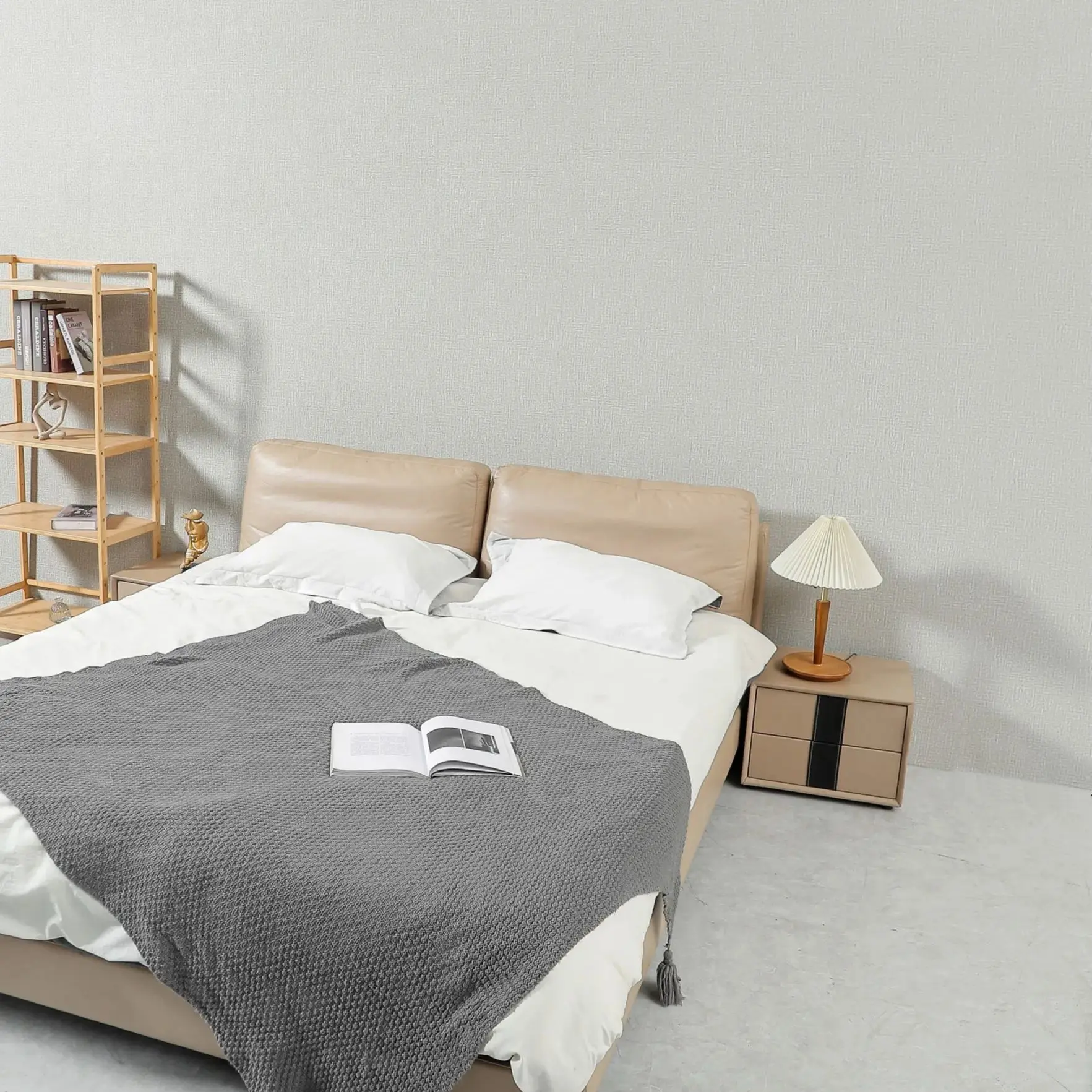 

2 Rolls 3D Foam Self-adhesive PVC Thickened Waterproof Background Wall Renovation Wallpaper Wall Stickers Apartment Home Decorat