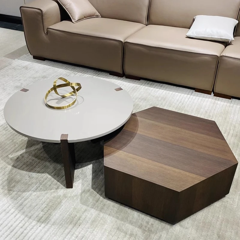 Luksusowe włoskie stoliki kawowe Nowoczesna estetyka Minimalistyczne eleganckie stoliki kawowe Modne wysokiej jakości meble Mesa Centro do domu