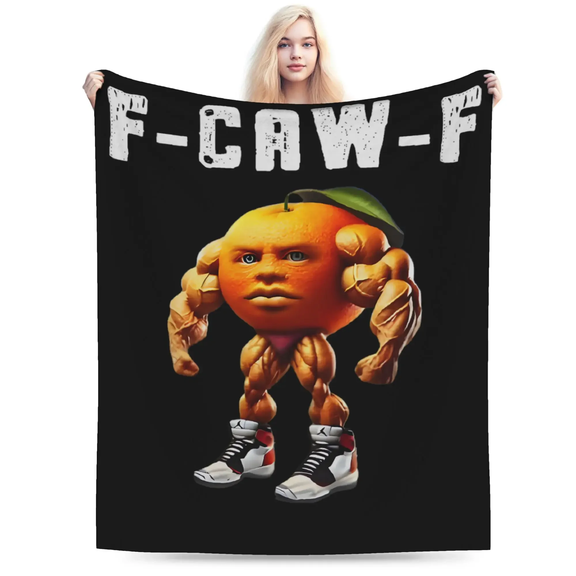 F-Caw-F Udin Din Dun Italian Brainrot, manta de Halloween, ropa de cama de franela de viaje, colcha suave para sala de estar, regalo