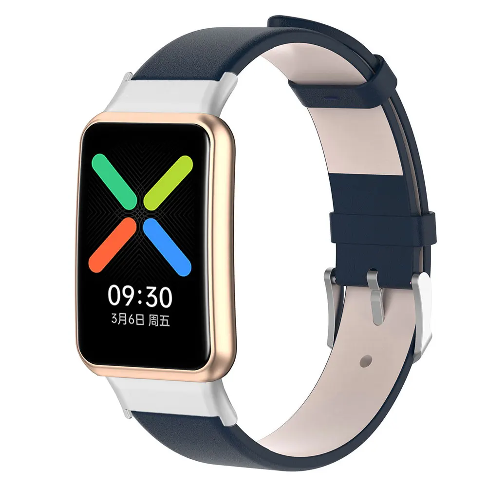 Leder armband Armband für Oppo Uhr kostenlos Ersatz Correa Armband für Oppo Uhr kostenlos Frauen Männer Smartwatches Armband