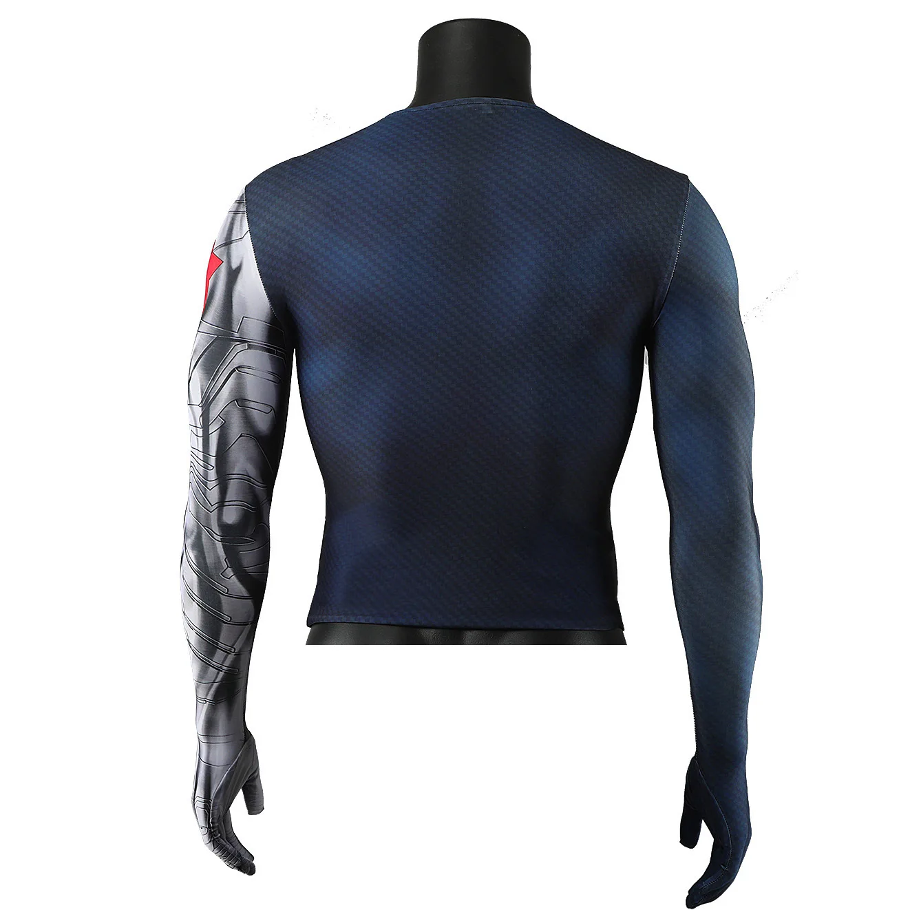 Winter Soldier Cosplay Costume Shirt James Buchanan Bucky Barnes Disfraz  Bodysuit Halloween Carnival Party Clothing