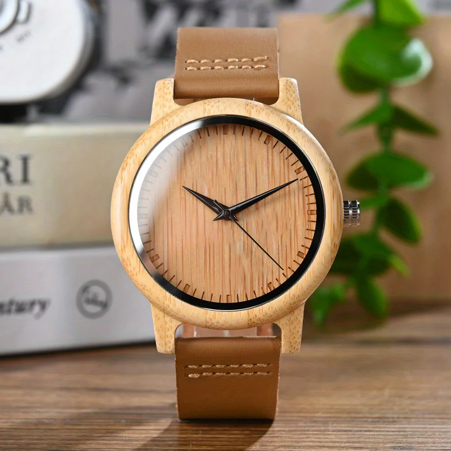 BOBO BIRD Bamboo Watches Men & Women Quartz Watch Gift Box Packing Support Customized Dropshipping