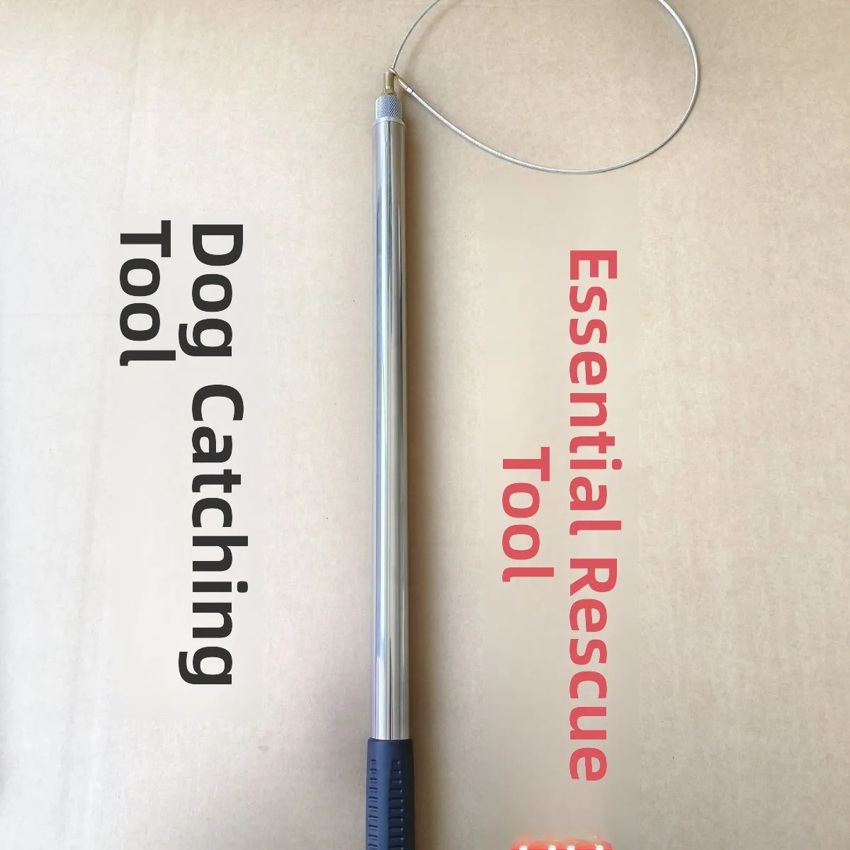 

Сетка-ловушка для спасения собак и бездомовых животных, с ручкой в форме драконьего фрукта, для активного отдыха, кемпинга и путешествий