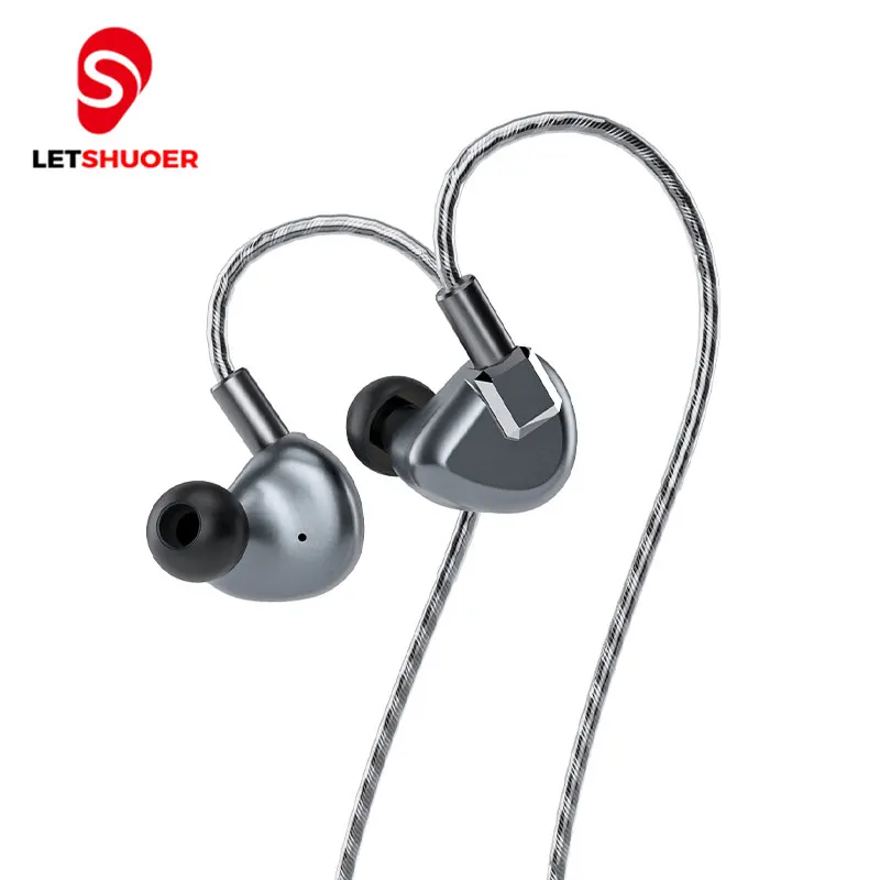 

Letshuoer S12 HIFI In Ear Wired Headphones For Android Bass 14.8mm Planar IEM Fancier High Quality HI-FI Shuoer Earphones