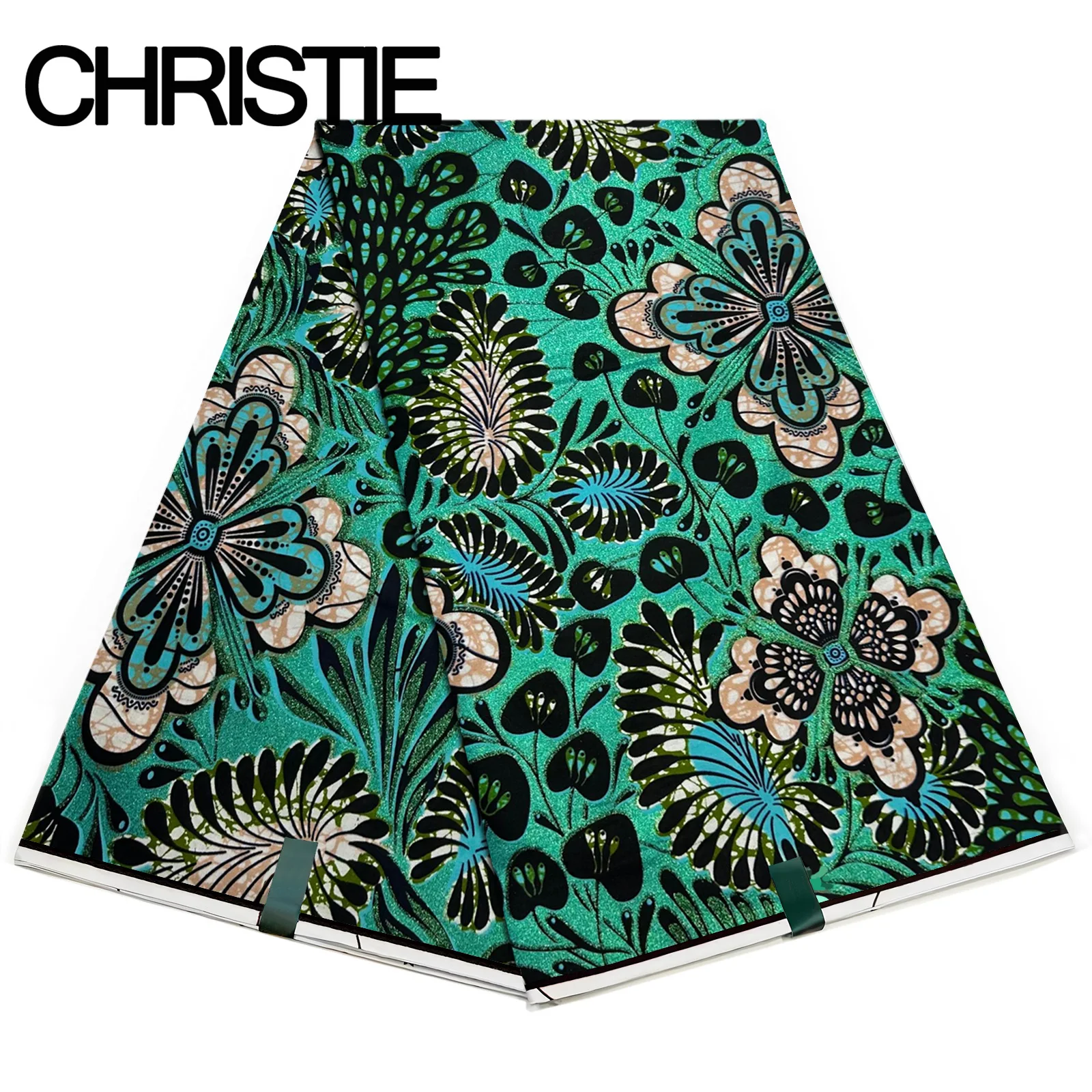 

Grand Super 6 ярдов африканская восковая хлопковая пряжа с принтом 2025 новейший дизайн материал для шитья одежды свадебное платье подарок использование