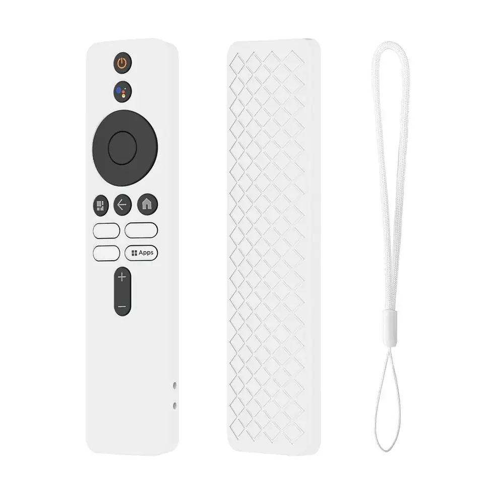 Funda Protectora para Control Remoto, Cubierta de Silicona Antigolpes a Prueba de Golpes para Xiaomi TV Box S (2da Gen) 4