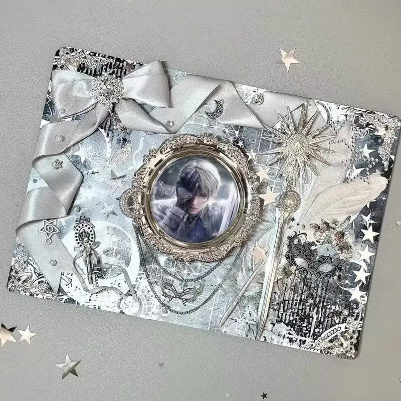

Silver goods display Insert Board badge Dinner plate Rosette Anime cosplay Cosplay Ita Bag Accessories Tray Set