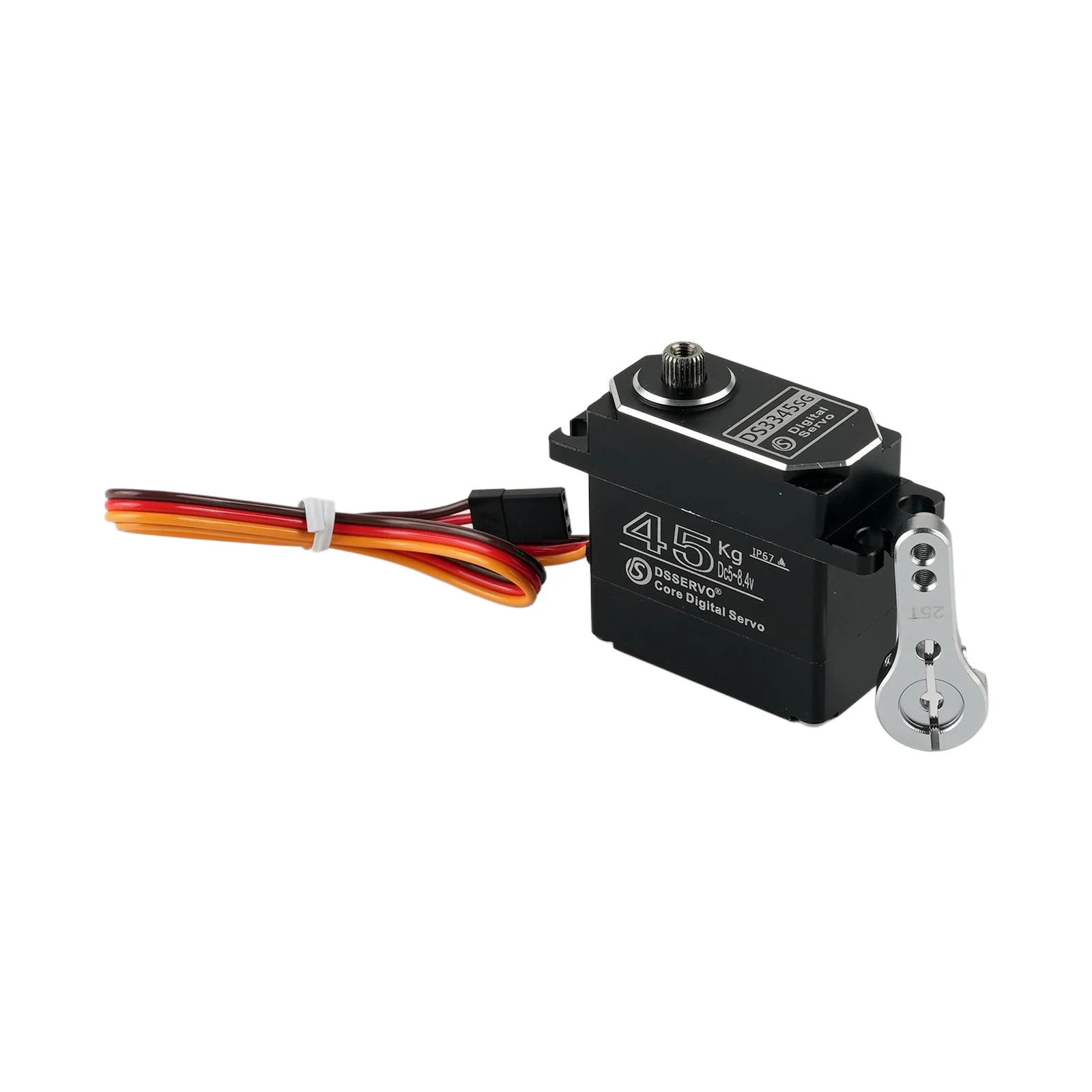 Servomoteur numérique entièrement en métal, 45KG DS3345 SG, couple élevé, moteur 270/180/360 degrés, IP67, pièces de jouets pour Robot RC/modèle de voiture