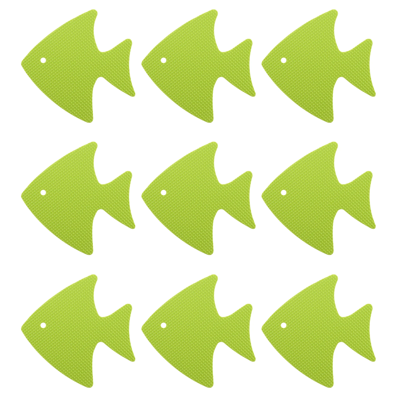 

20 Pcs Anti Skid Sticker Non Slip Bath Tub Stairs Safety Green Decals PEVA Material Kitchen Bathroom Pool Balcony