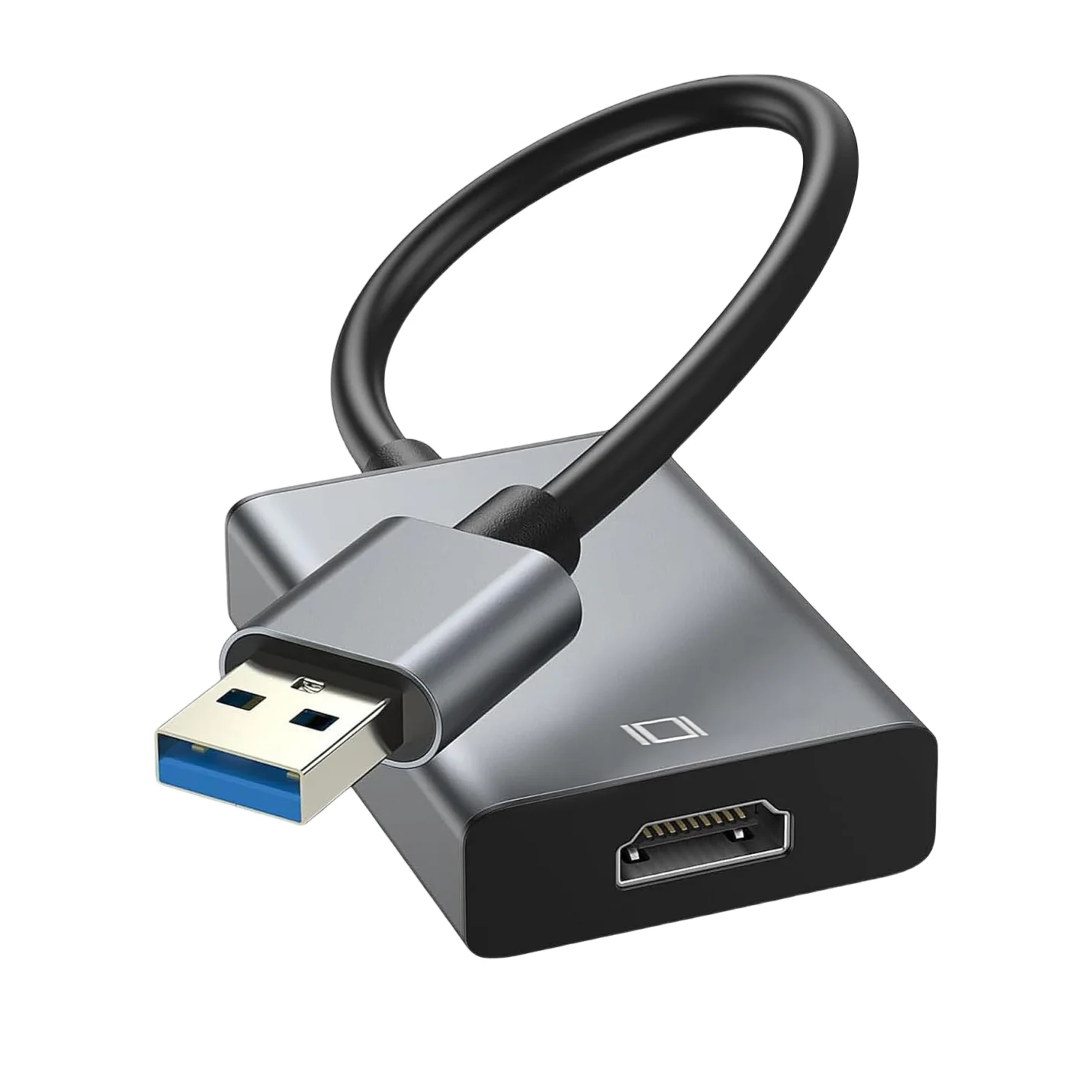 5 peças usb 3.0 para hdmi 1080p adaptador de áudio de vídeo plug play laptop pc projetor monitor de tv display externo cabos de áudio e vídeo