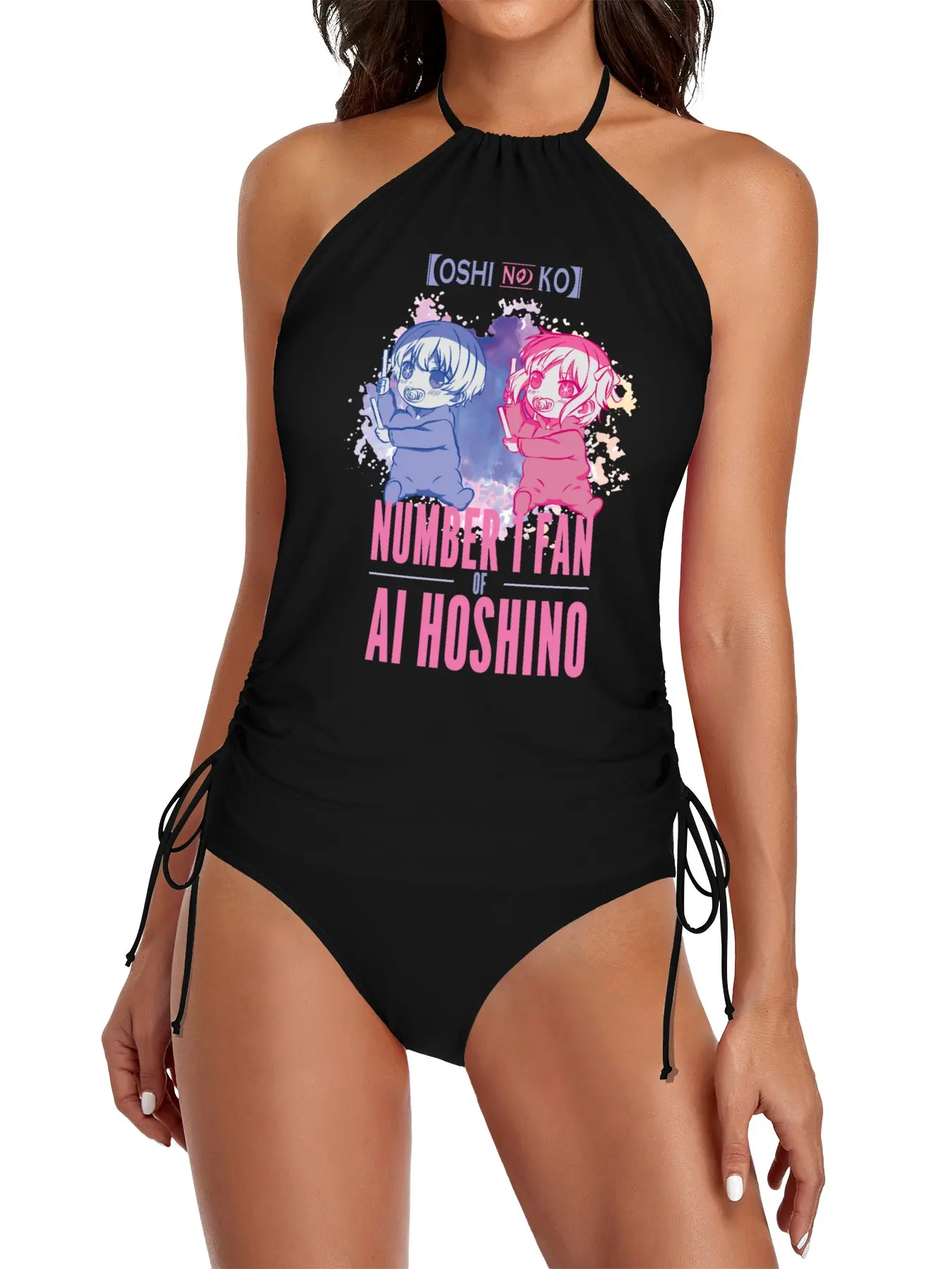 

OSHI NO KO: NUMBER 1 FAN OF AI HOSHINO Split Swimsuit Set Summer women's clothing swimsuit 2025 women