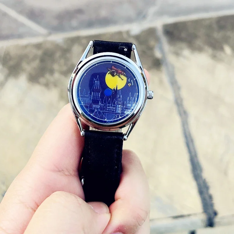신상 애니메이션 스타일 럭셔리 핸섬 남성 시계, 학생 클래식 트렌드, 심플 방수 자동 쿼츠 여성 시계