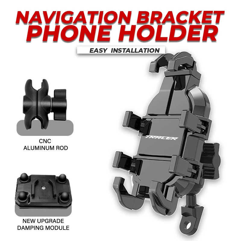 Motorcycle Phone Holder Riding Navigation Bracket Shockproof For YAMAHA tracer700 Tracer 7 Tracer 900 700 GT 16-2025 Accessories
