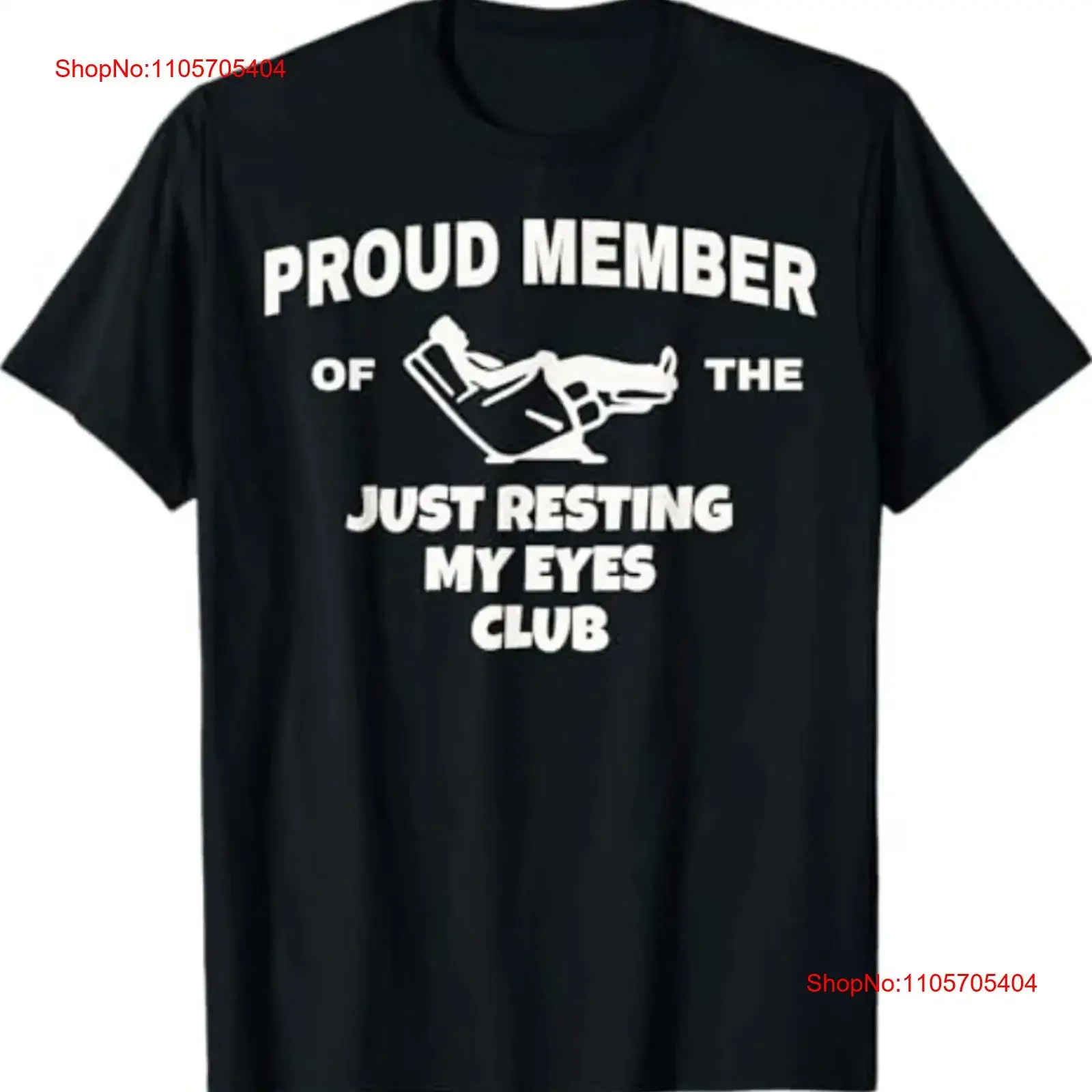 Proud Member of Just Resting My Eyes Club Dad Father's Day T Shirt long or short sleeves vintage Washed graphic Comfortable