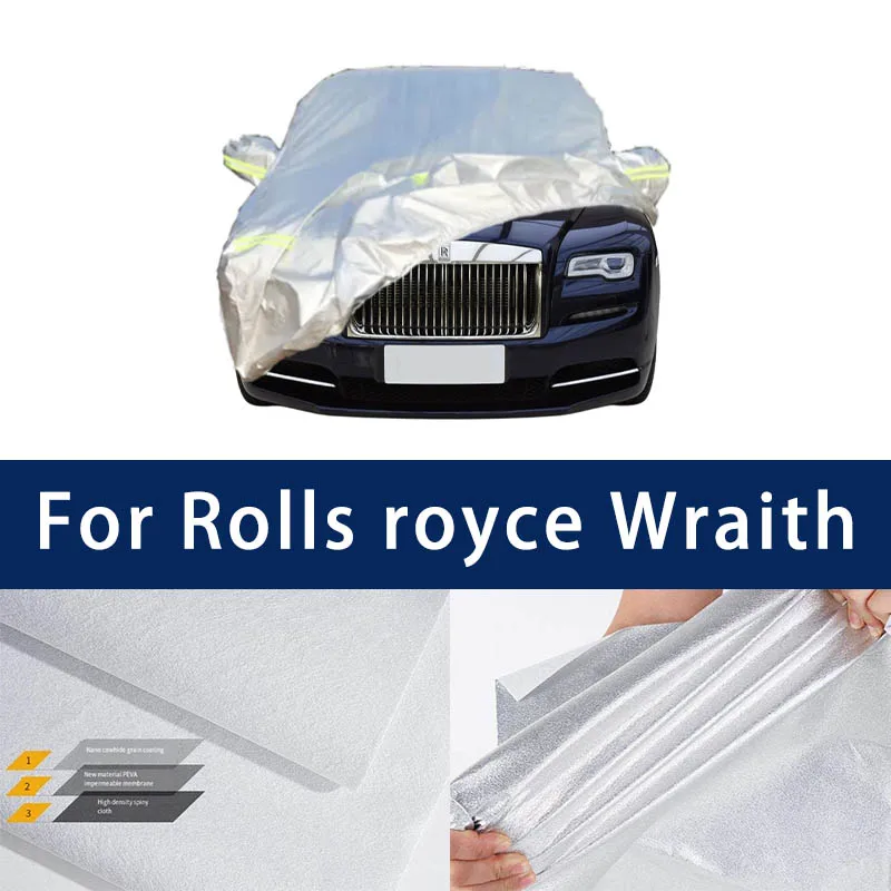 

Full car hood dust-proof outdoor indoor UV protection sun protection and scratch resistance For Rolls royce Wraith Car umbrella