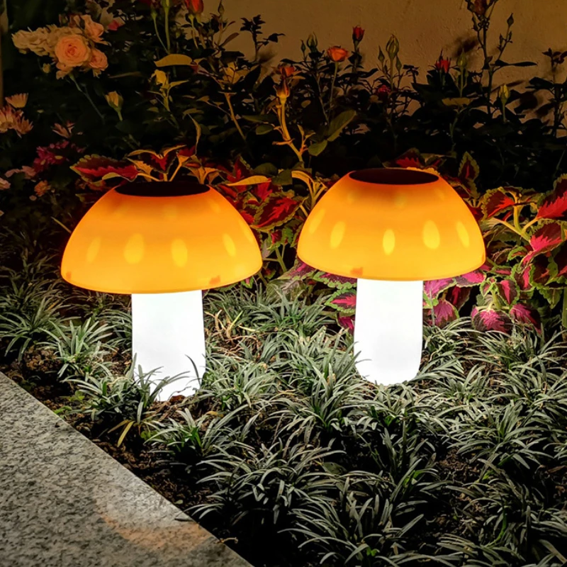 American Style Outdoor Garden Landscape Light Courtyard Lawn Led Shape Solar Creative Feeling Personalized Mushroom Light